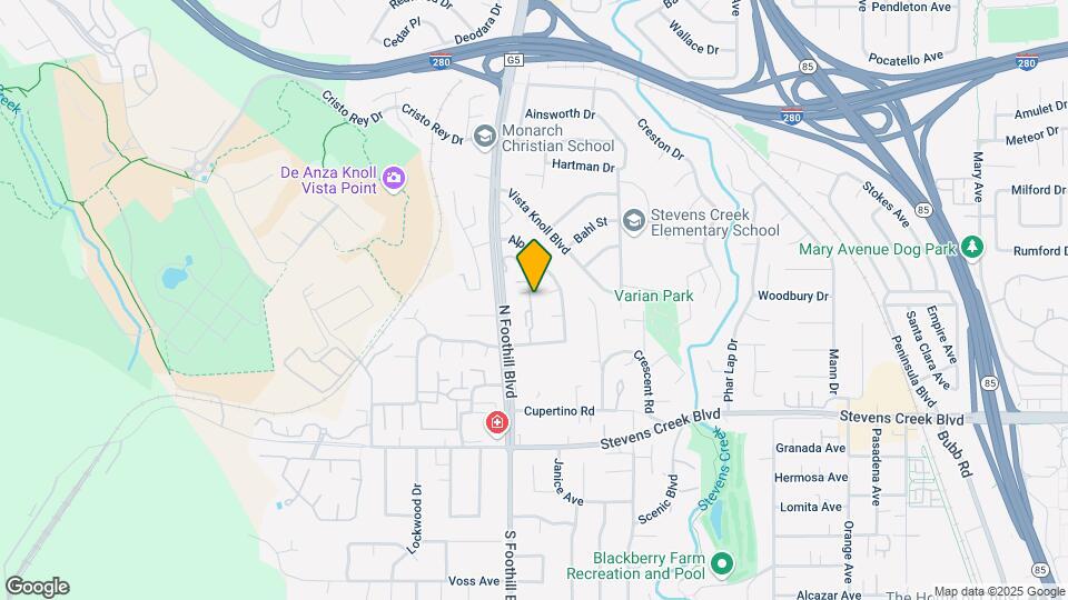 10255 Oasis Ct Map and Location Details