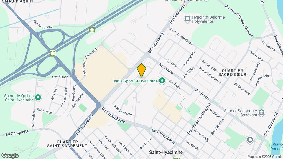 840 Rouleau Rue Map and Location Details