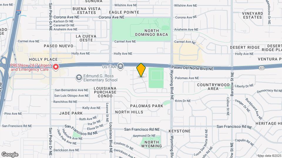 7232 Canary Ln NE Map and Location Details