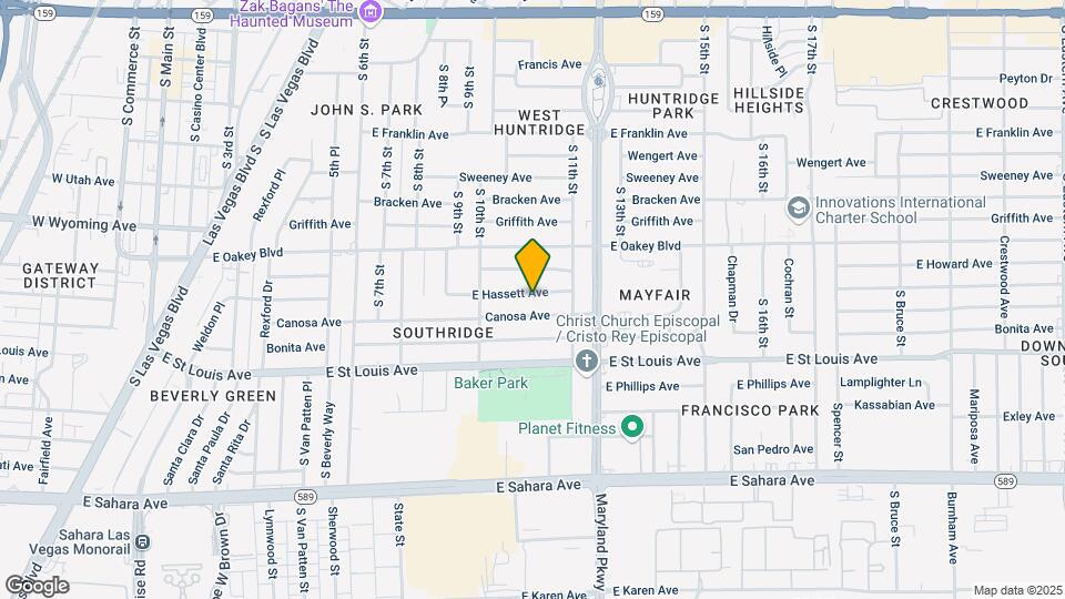 1044 E Hassett Ave Map and Location Details