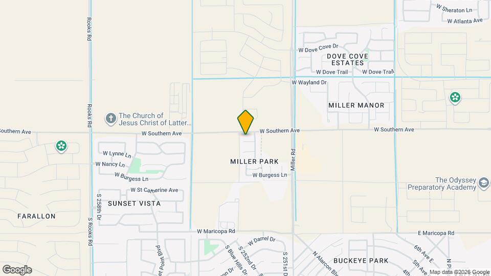 25288 W Pleasant Ln Map and Location Details