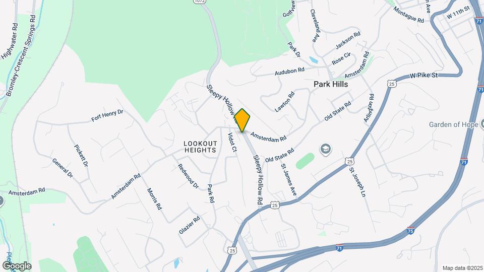 1421 Sleepy Hollow Rd Map and Location Details