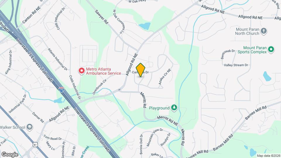 1023 Pine Valley Dr NE Map and Location Details