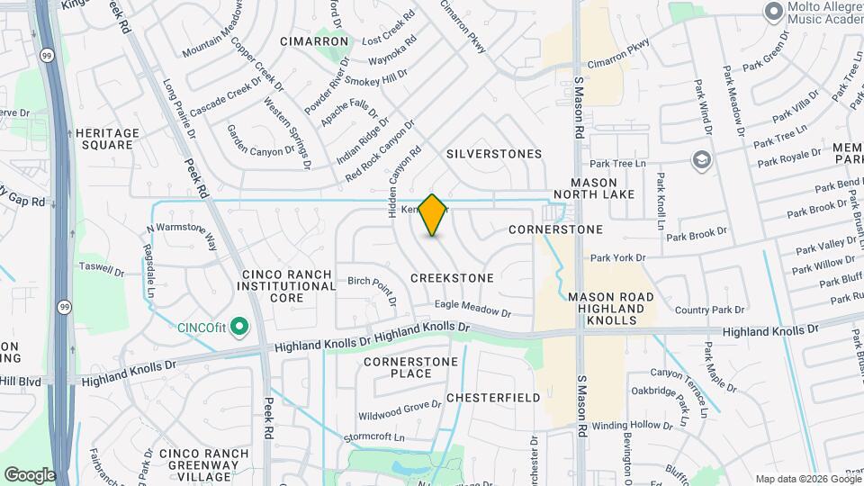 1302 Silver Morning Dr Map and Location Details