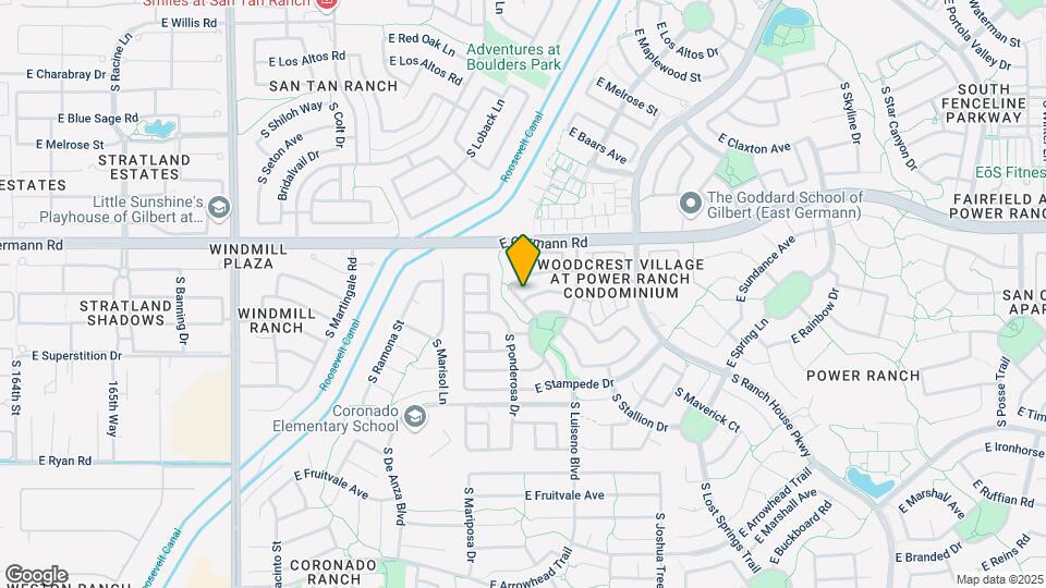 3736 E Chickadee Rd Map and Location Details