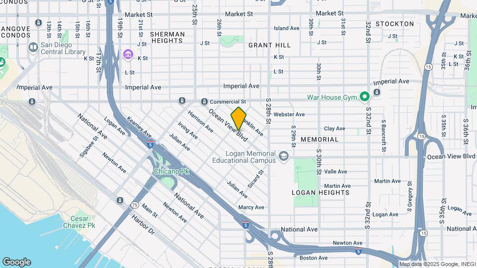 2123 Ocean View Blvd Map and Location Details