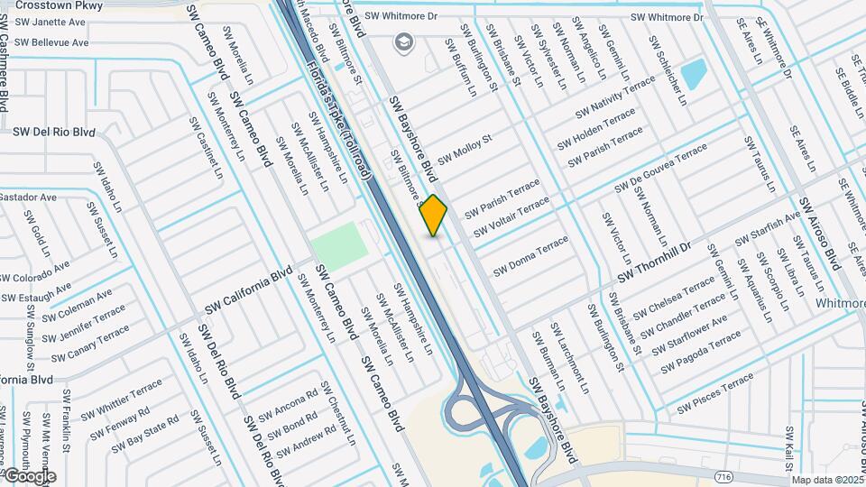 1892 SW Biltmore St Mapa y Detalles de la Ubicación