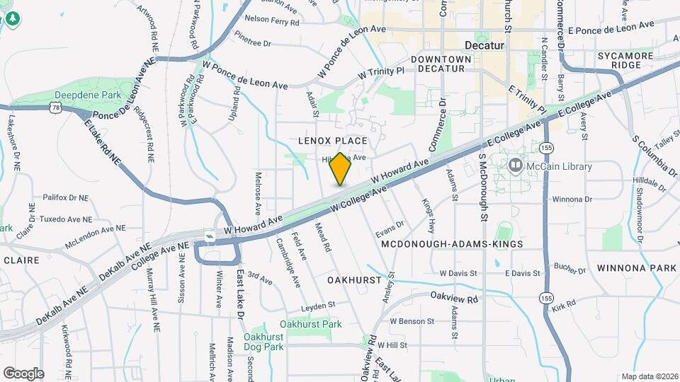 1041 Atlanta Ave Map and Location Details