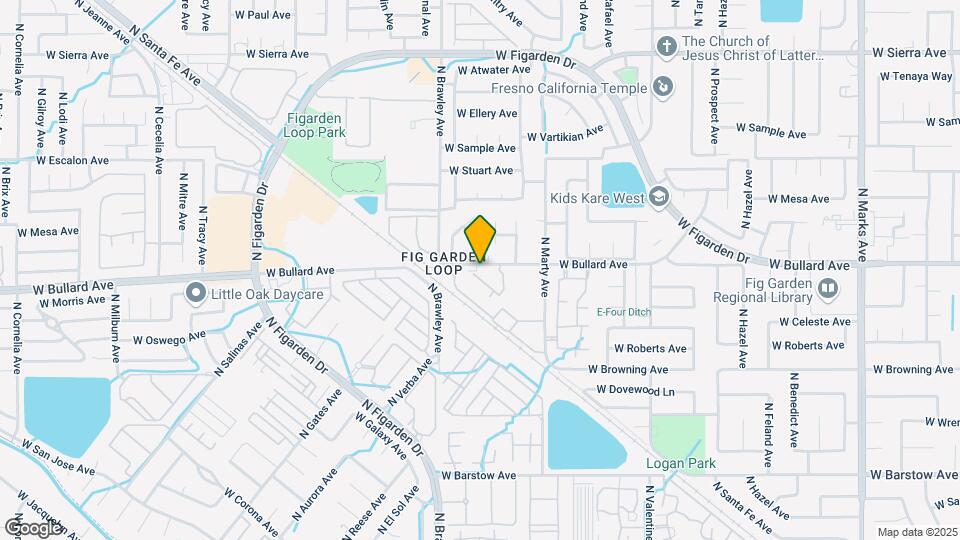 3739 W Bullard Ave Map and Location Details