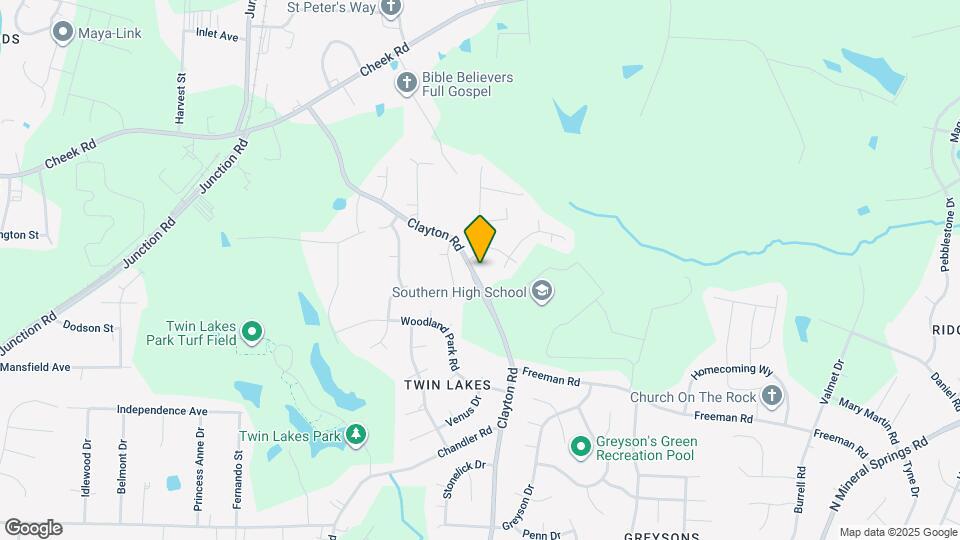 810 Clayton Rd Map and Location Details