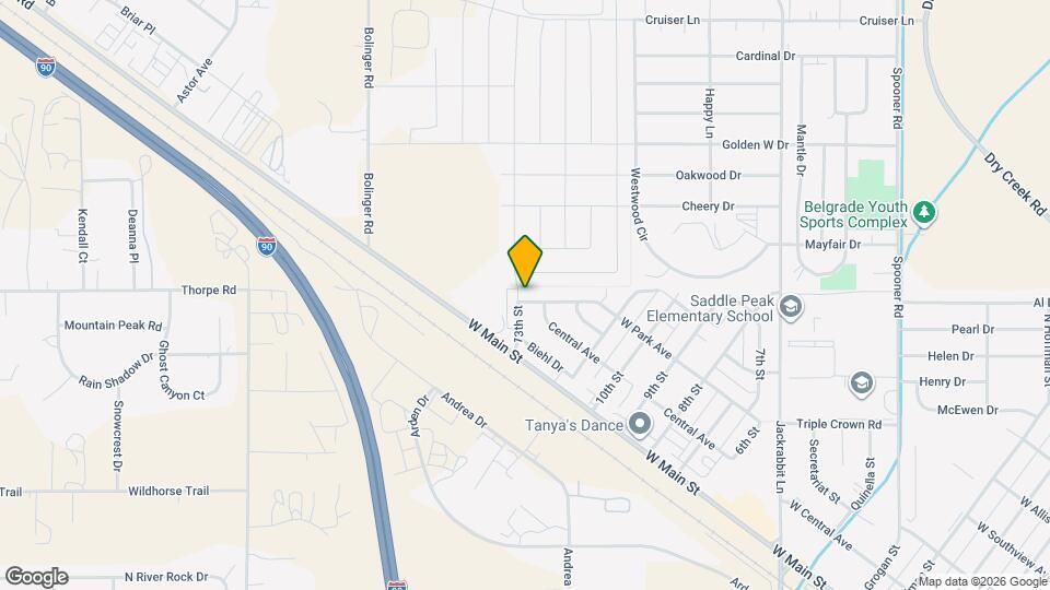 1119 W Park Ave Map and Location Details