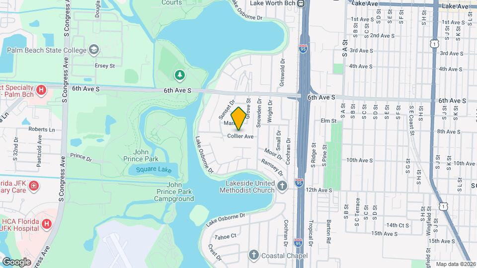 2022 Collier Ave Map and Location Details