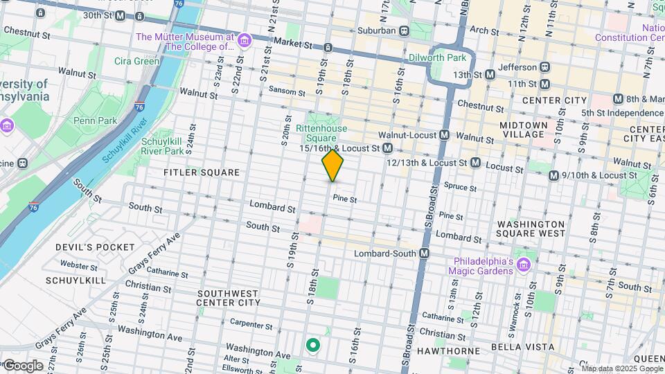 333 S 18th St Map and Location Details