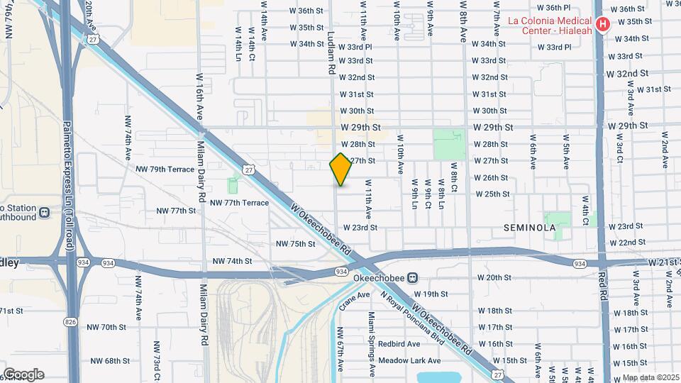 2505 W 12th Ave Map and Location Details