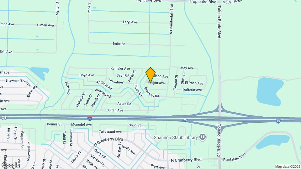 2157 Tejon Ave Mapa y Detalles de la Ubicación