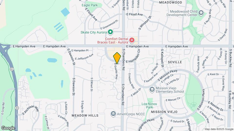 3626 S Granby Way-Unit -Apt L11 Map and Location Details