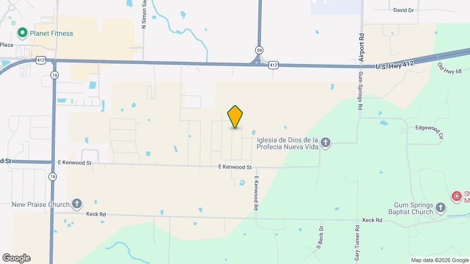 813 S Sparrow St Map and Location Details