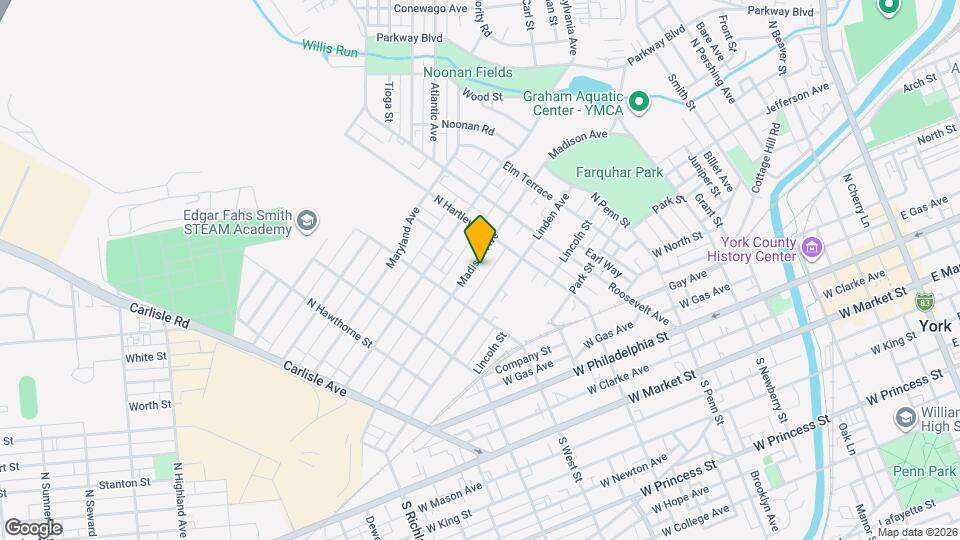 548 Madison Ave, Unit 1 Map and Location Details