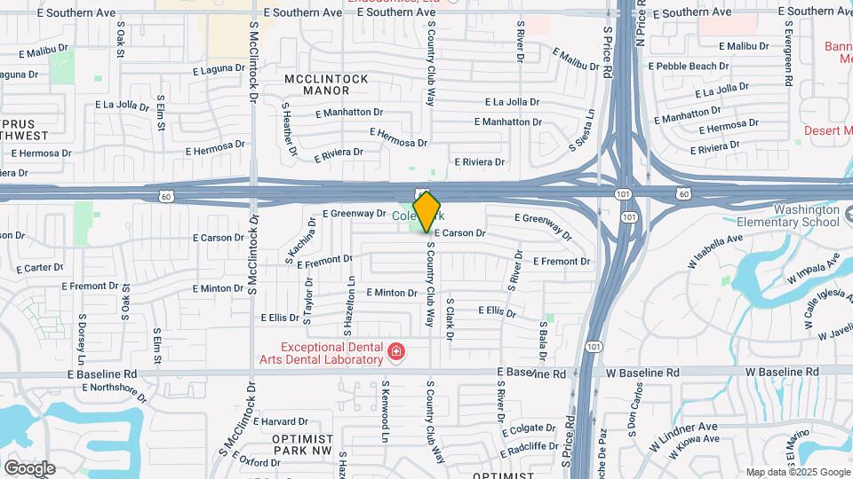 1991 E Carson Dr Map and Location Details