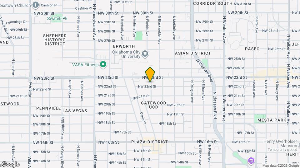 2301 N Florida Ave Map and Location Details