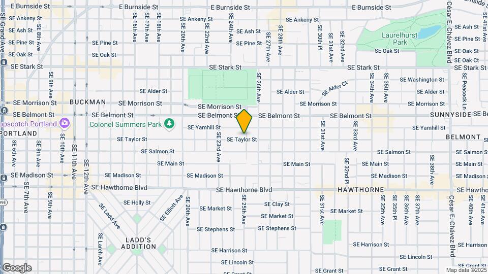 1021-1039 SE 25th Ave Map and Location Details