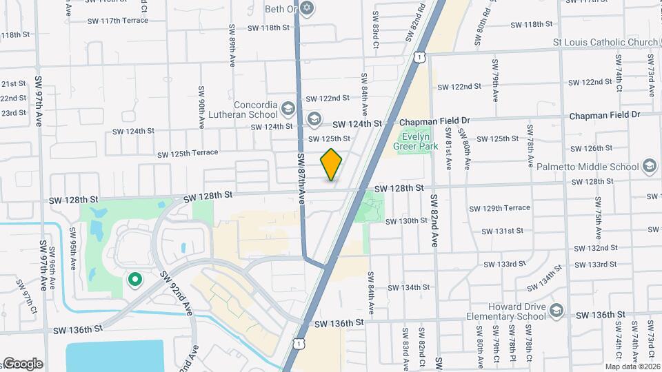 8501 SW 128th St Map and Location Details