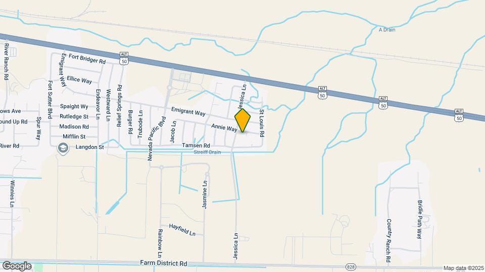 615 Annie Way Map and Location Details