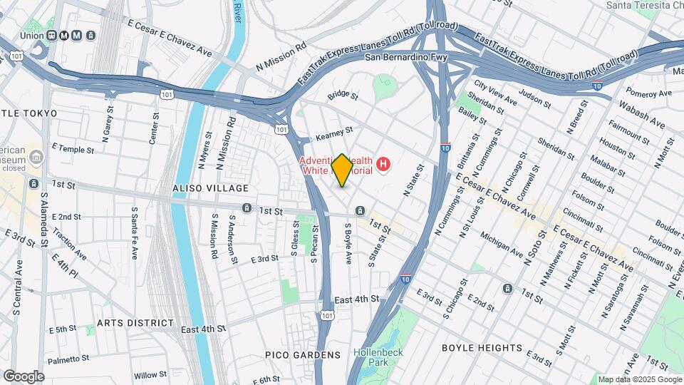 1619 Pleasant Ave Map and Location Details