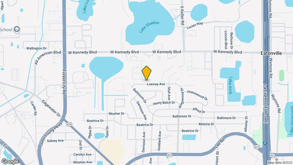 1511 Leeway Ave Map and Location Details