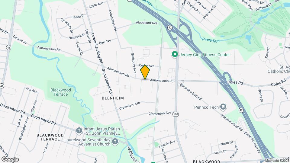 230 Almonesson Rd Map and Location Details