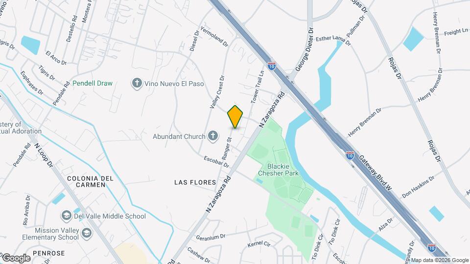 1144 Ranger St, Unit A Map and Location Details