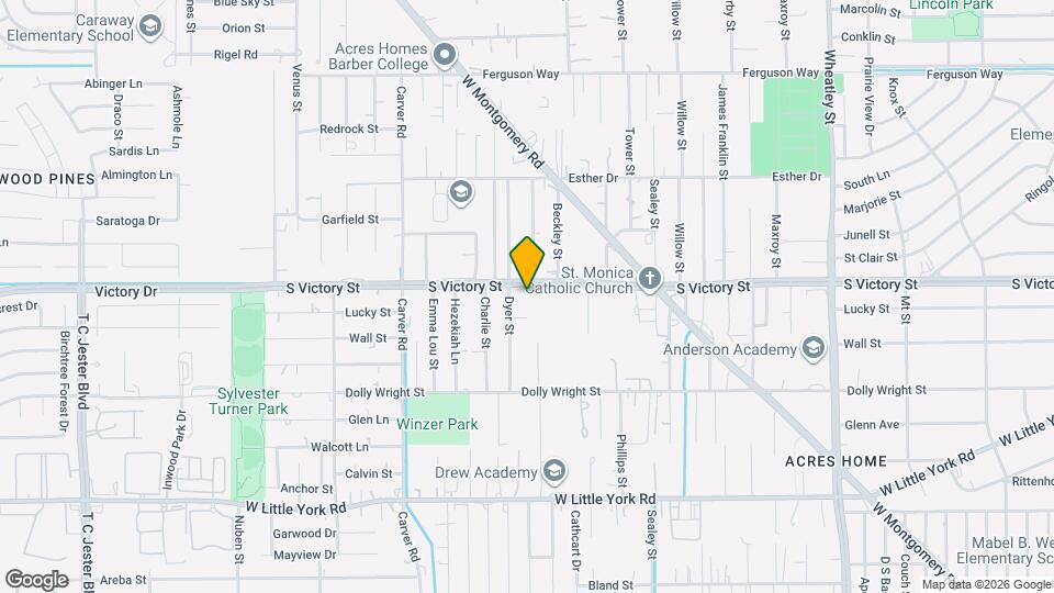 7611 Victory Reserve St Map and Location Details