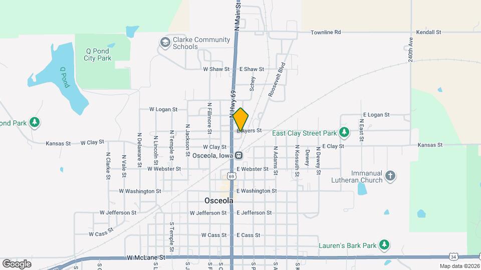 122 E Ayers St Map and Location Details