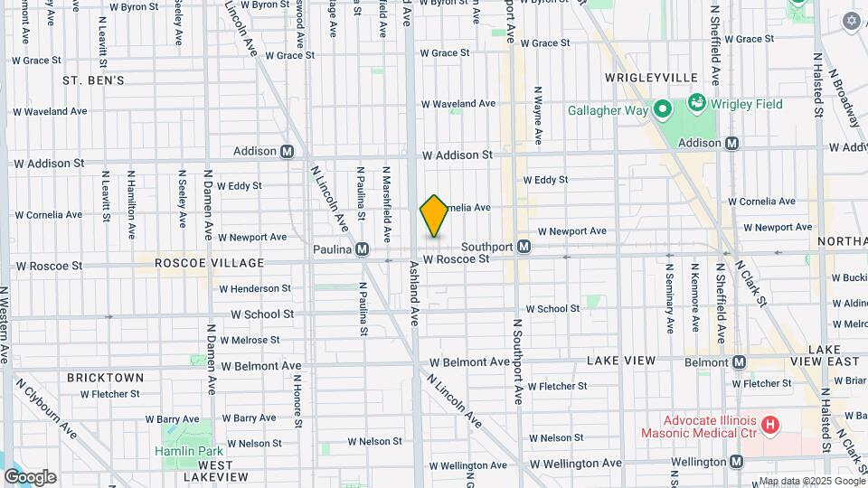 3414 N Bosworth Ave Mapa y Detalles de la Ubicación