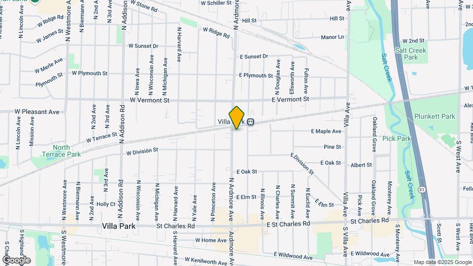331 N Ardmore Ave Map and Location Details