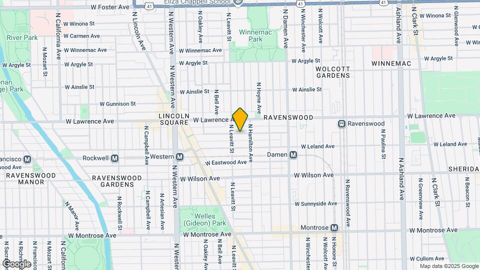 2175 W Giddings St Mapa y Detalles de la Ubicación