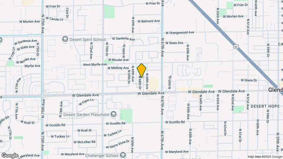 7109 N 68th Dr Mapa y Detalles de la Ubicación