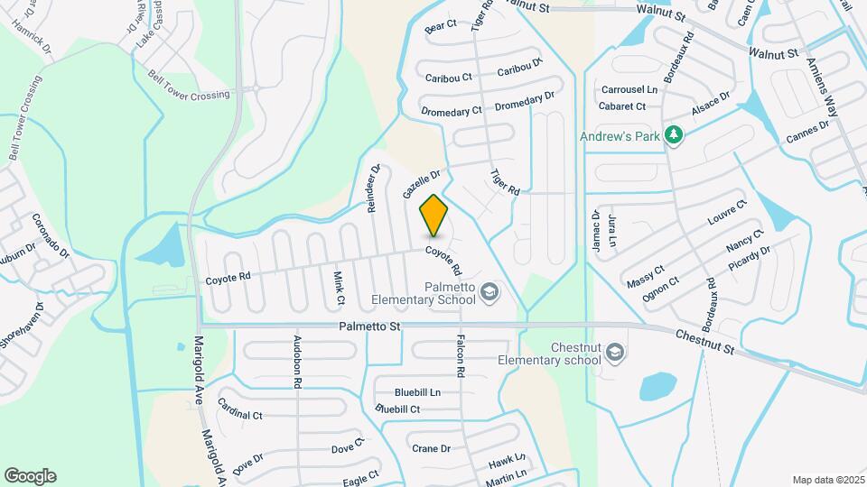 601 Tamarin Ln Map and Location Details