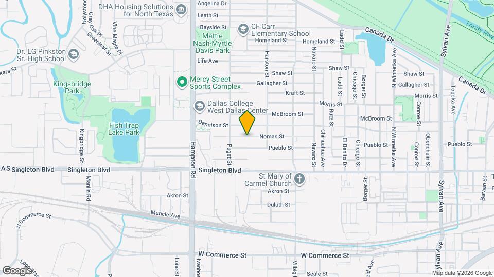 1938 Nomas St Map and Location Details