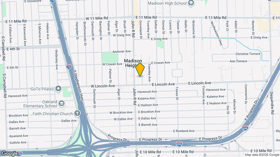 26045 Groveland St Mapa y Detalles de la Ubicación