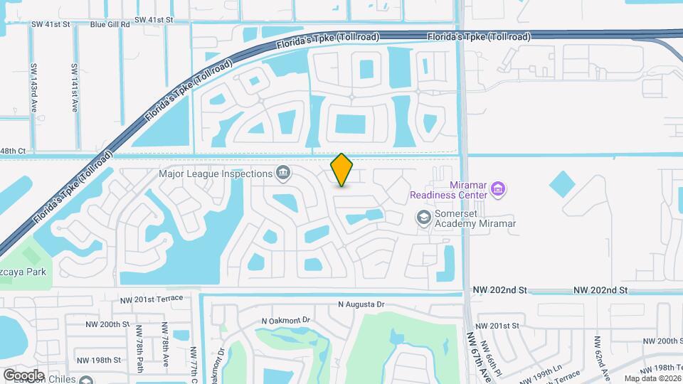 12869 SW 50th Ct Map and Location Details