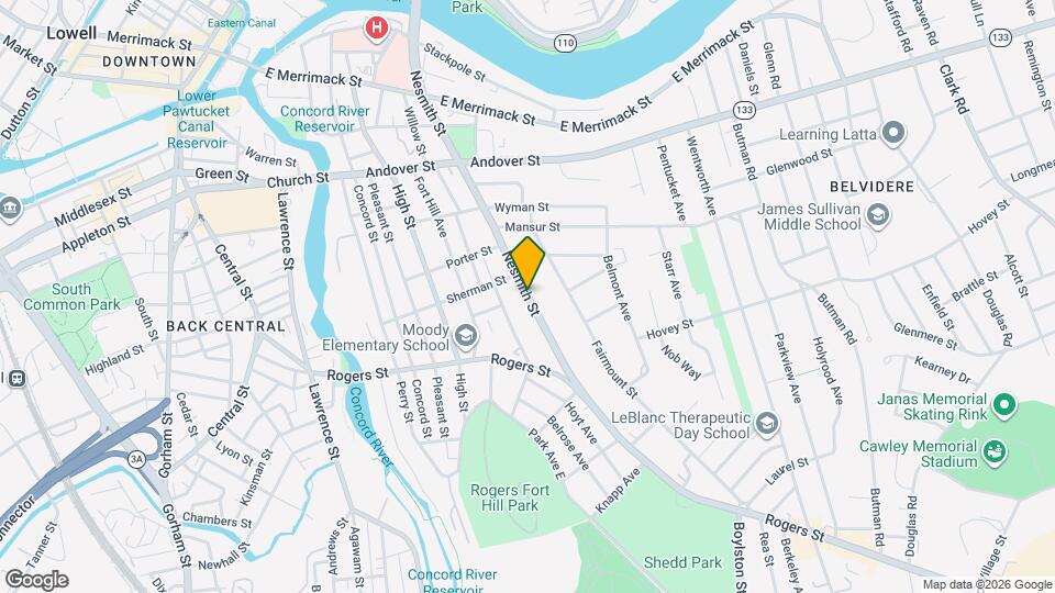 250 Nesmith St, Unit 10 Map and Location Details