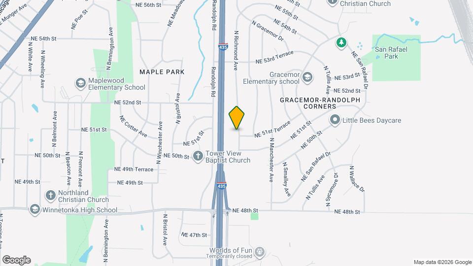 5132 N Richmond Ave Map and Location Details