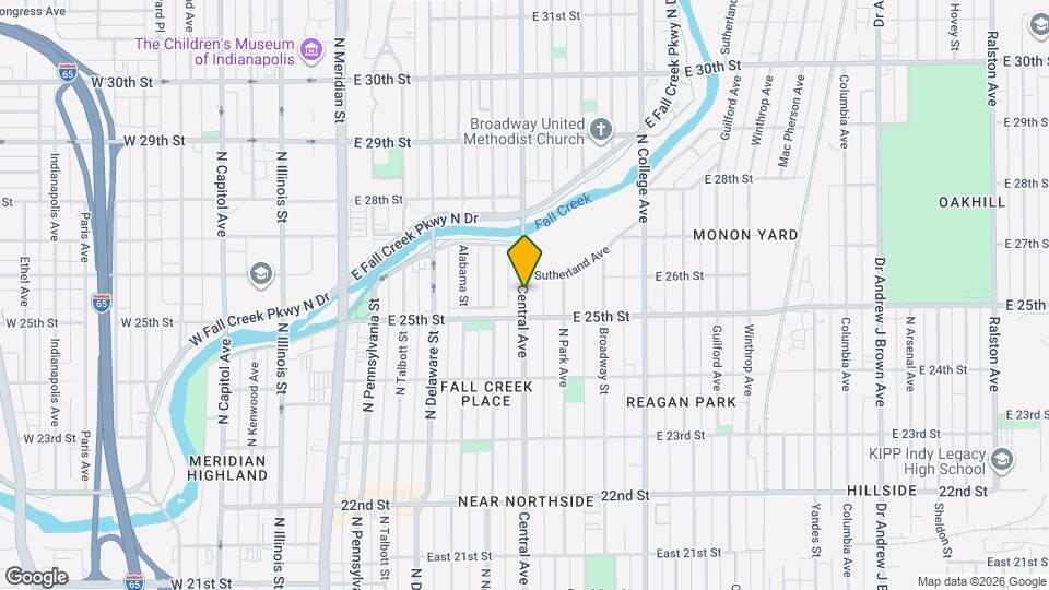 2525 Central Ave Map and Location Details