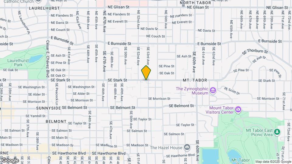 5248 SE Stark St Mapa y Detalles de la Ubicación