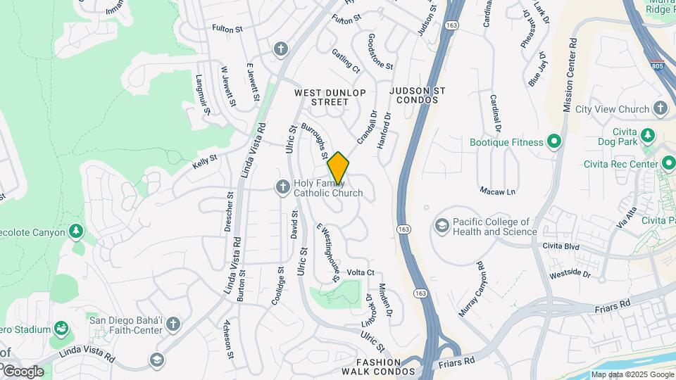 2015-2019 Burroughs St Map and Location Details