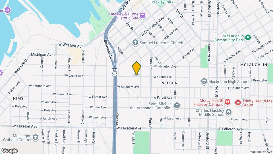 523 W Grand Ave Map and Location Details