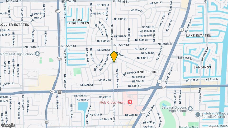5270 NE 18th Ave Map and Location Details