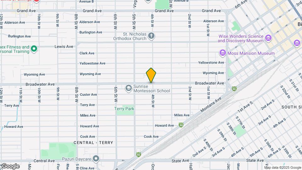 402 Broadwater Ave Map and Location Details