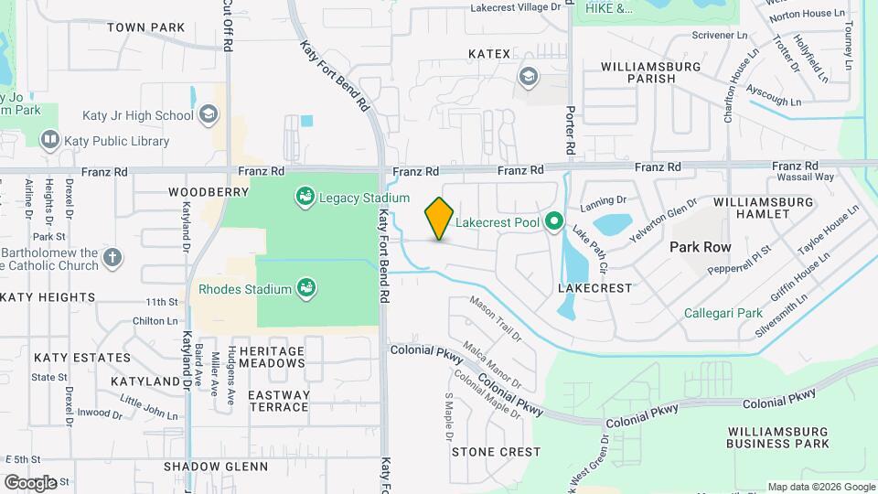 25027 Lakecrest Manor Dr Map and Location Details